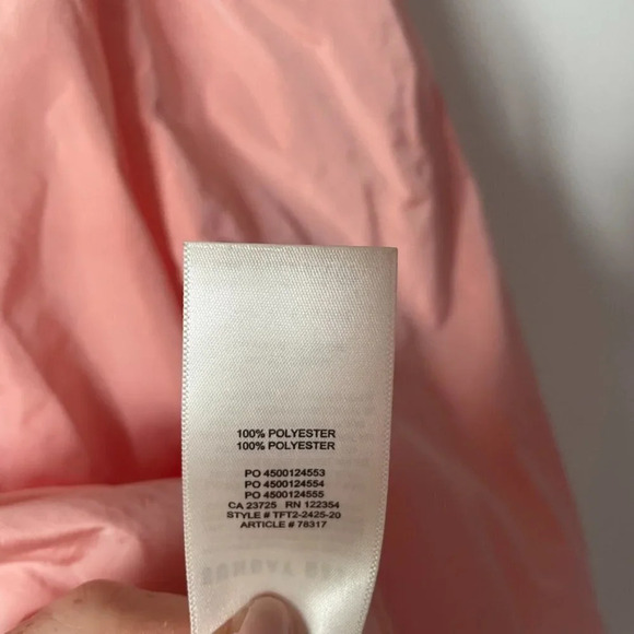 Aritzia Sunday Best Babydoll  Ruffle Jinx Peplum Blouse Light Pink Rose Sz Small - Picture 7 of 7